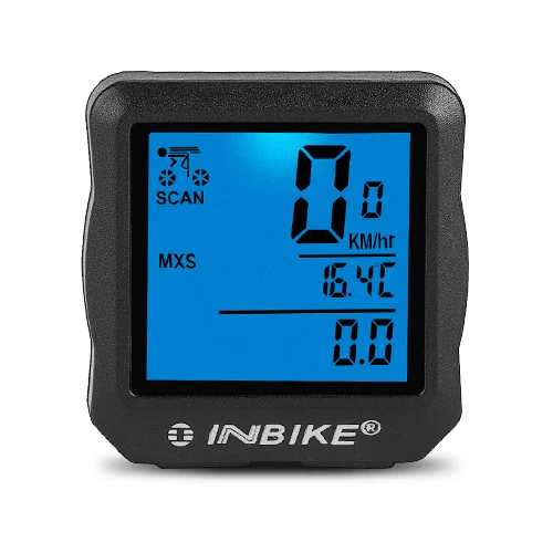 INBIKE проводной велокомпьютер Водонепроницаемый Подсветка Велосипедные компьютеры цифровой Спидометр цикл вело компьютер пробега 528
