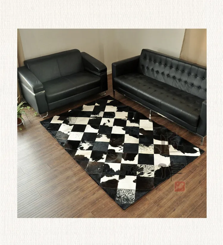 Модный художественный ковер 100% из натуральной искусственной кожи для отеля | Дом