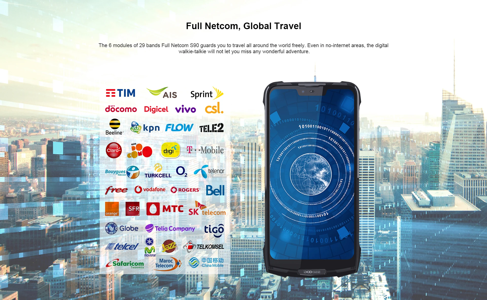 DOOGEE S90 Стандартный прочный мобильный телефон GSM/WCDMA/LTE 6,18 дюймовый смартфон IP68/IP69K 5050 мАч Helio P60 Восьмиядерный 6 ГБ 128 ГБ