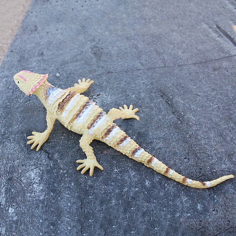 Демонстрационная игрушка коллекция резиновых ящериц реквизит подарок для