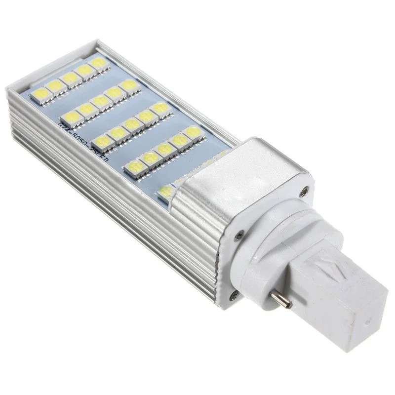 D50 5 шт./лот лампа с горизонтальной вилкой Светодиодная 5W7W9W11W12W14W 5050 SMD25 35 44 52 60 64 LED G24