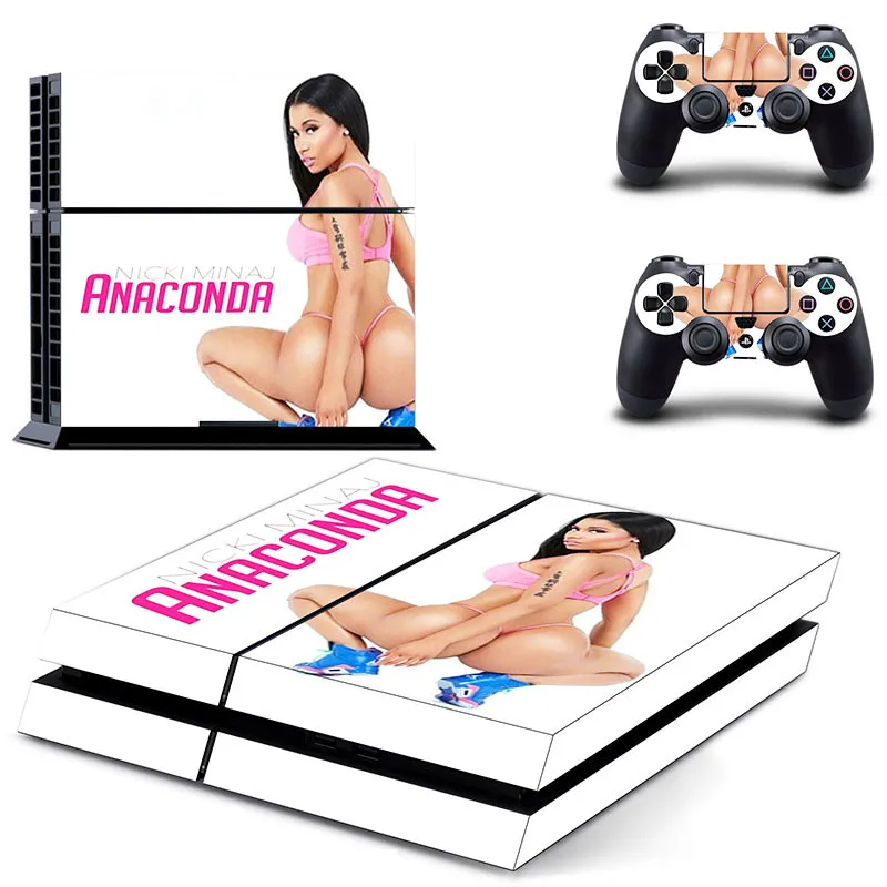Аниме милые девушки PS4 кожи Стикеры наклейка для Игровые приставки 4 консоли и 2
