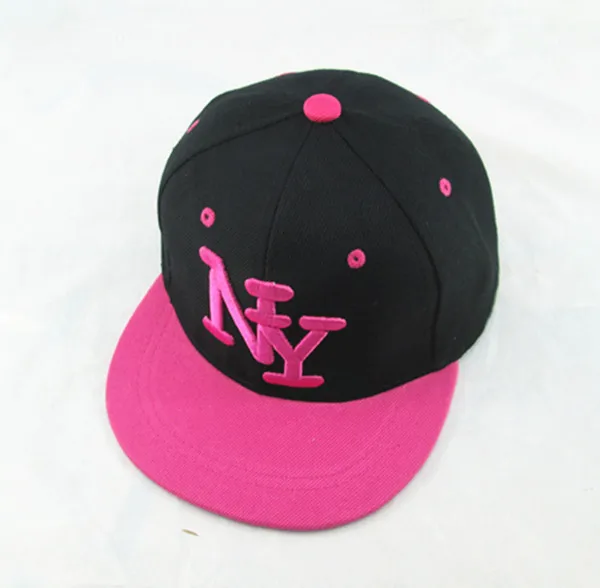 Новое поступление NY дети snapback мультфильм Вышивка хлопок Бейсбол Кепки Обувь для