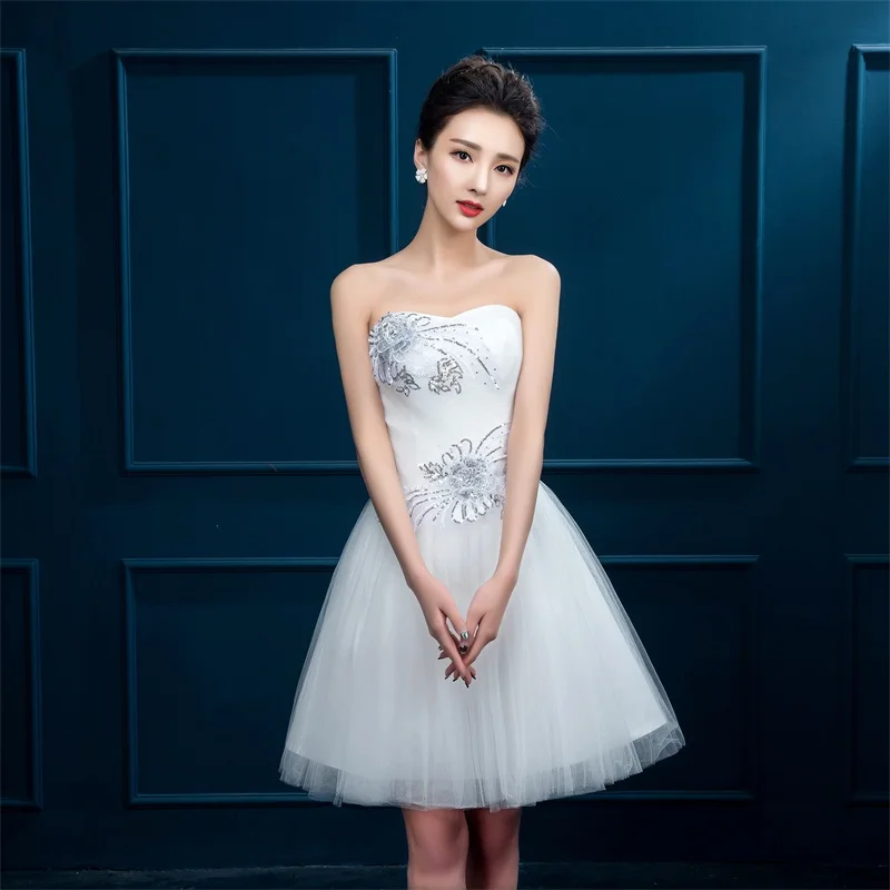 Новые Брендовые платья подружки невесты короткое модное платье для Гламурное