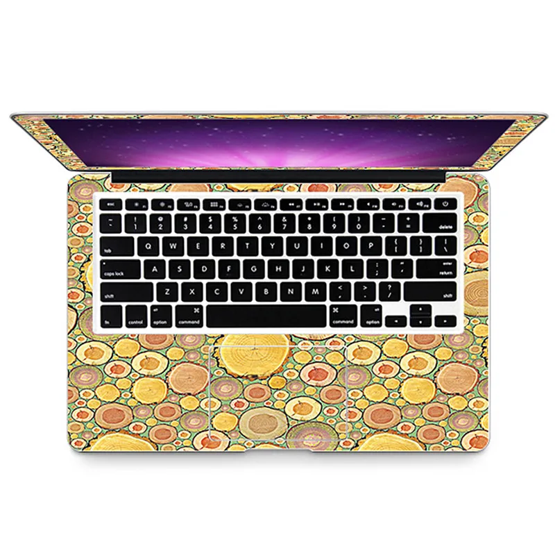 Деревянная краска, наклейка для ноутбука, наклейка на кожу для MacBook Air Pro retina 1" 12" 1" 15", винил, Mac, чехол для ноутбука, Полностью покрывающий кожу