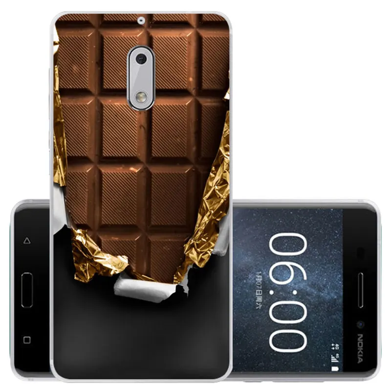 CROWNPRO чехол для Nokia 6 Чехол Мягкий силиконовый чехол для Nokia 6 TA-1000 TA-1003 5," защитный чехол для телефона для Nokia 6 Coque - Цвет: QKL