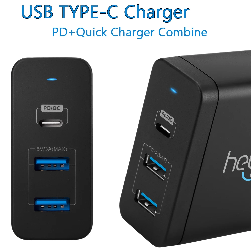 Быстрое зарядное устройство Type C PD QC 3 порта для Nintendo Switch IPAD Pro XiaoMi Air 13 USB C|pro charger|usb-c