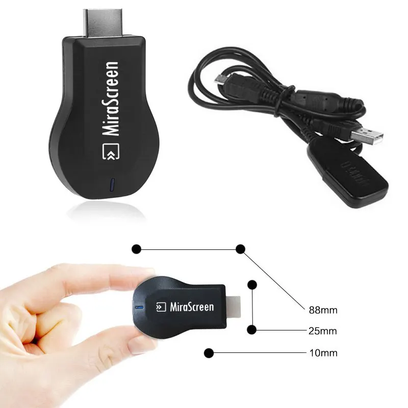 Новый ключ HDMI приемник Мини Android Airplay WiFi Дисплей мульти дисплей 1080 Full HD аудио видео