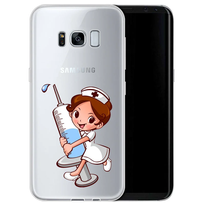 Новые поступления, чехол-накладка на заднюю панель, чехол для samsung Galaxy S6 S7 S8 S9 PLUS Edge NOTE 5 8 9 - Цвет: TPU