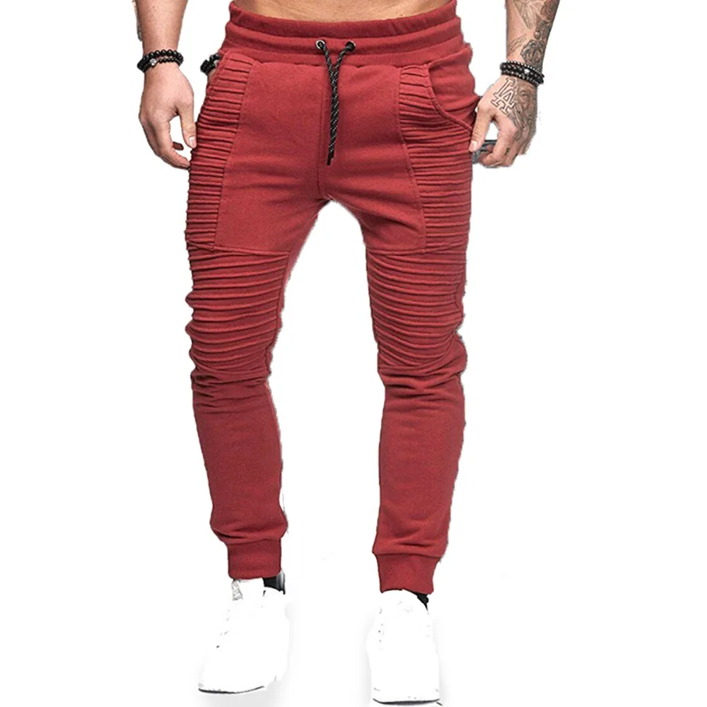 2018 мужская летняя спортивная одежда для тренировки джоггеры штаны фитнеса