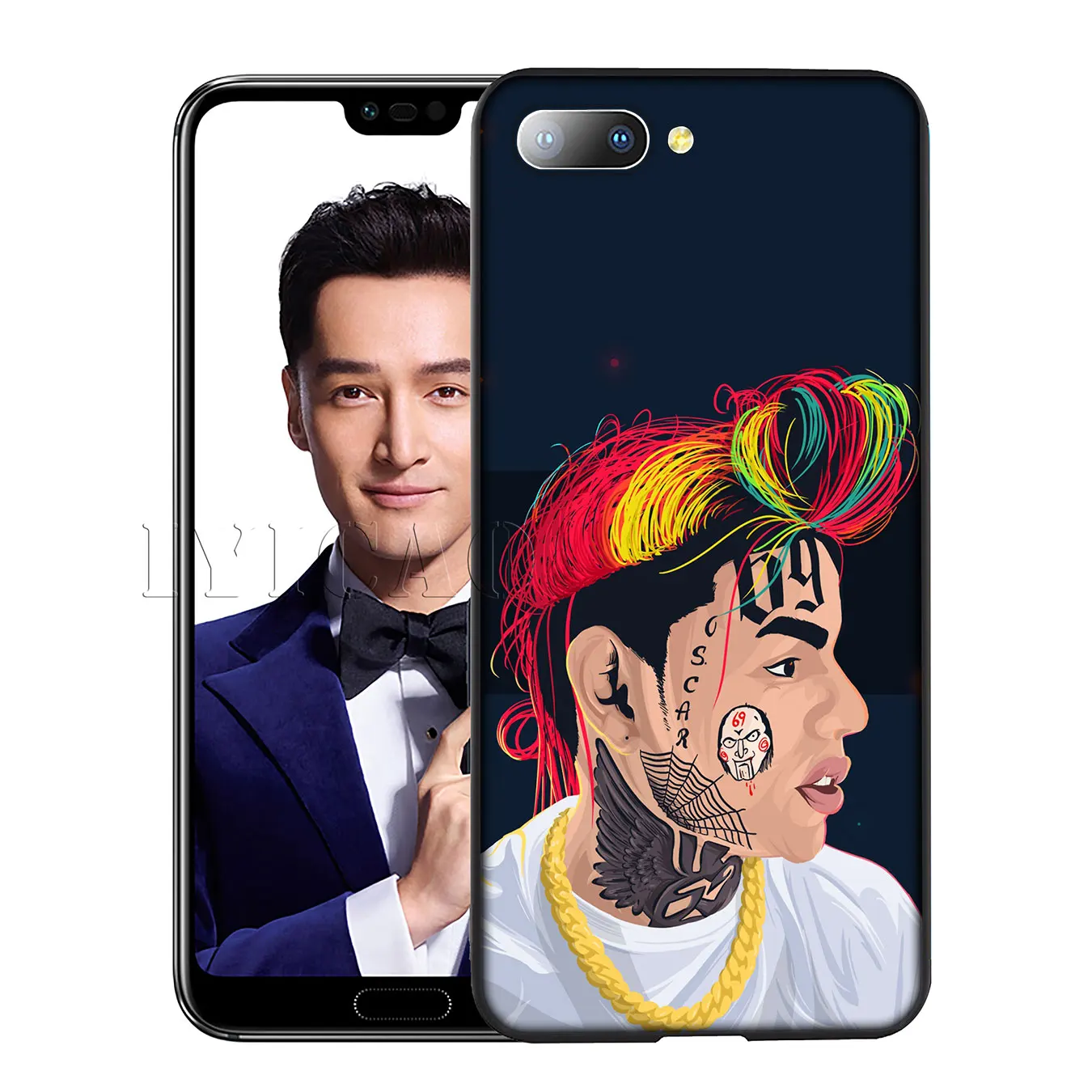 Силиконовый мягкий чехол IYICAO в стиле хип-хоп для Huawei Y7 Y6 Prime Y9 2018 Honor 8C 8X 8 9 10 Lite 6A 7C 7X