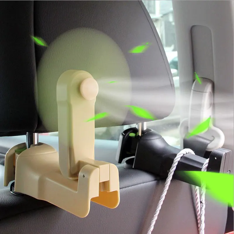 

Car headrest car seat hook creative car multi-function rear hook line after the fan hook hidden
