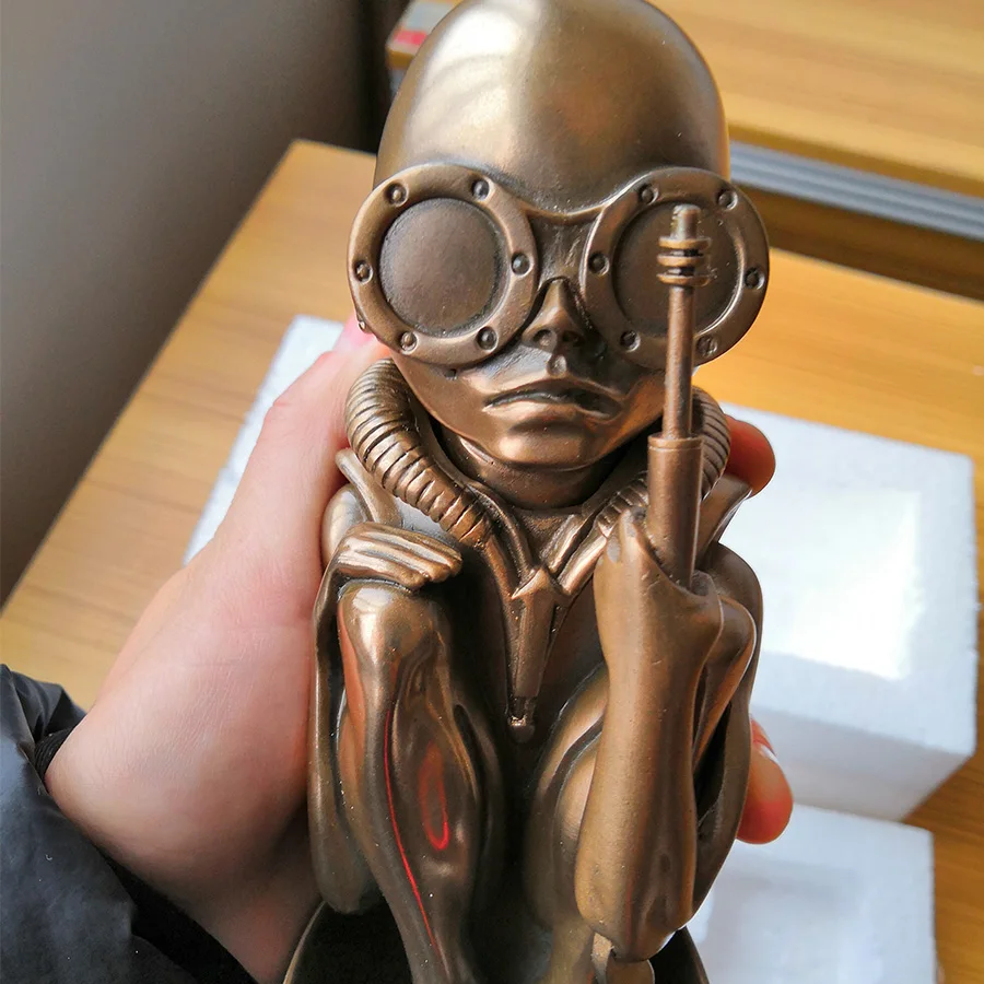 H. R. Giger AVP машина для рождения Детская пуля статуя смола статуя 8 дюймов каучуковая фигурка 21,5 см Смола инопланетянин Модель Статуэтка украшение