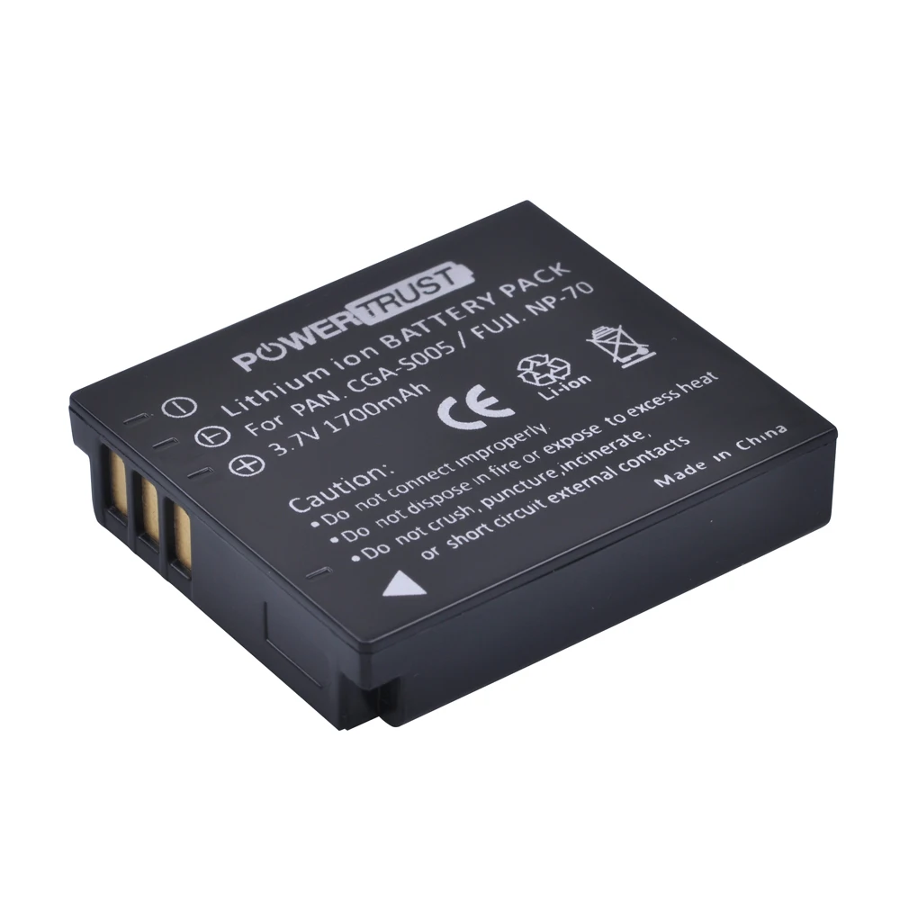 Аккумуляторы для фотоаппаратов головного света Диагональ экрана 1 шт.|cga s005|3.7v