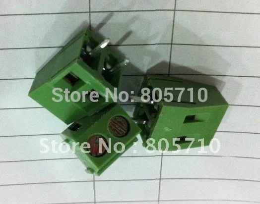 ELT128 5.0 2P PCB винтовой клеммный блок 5 0 мм Шаг 300V/10A 22 12AWG покрытие из латуни и олова Rohs