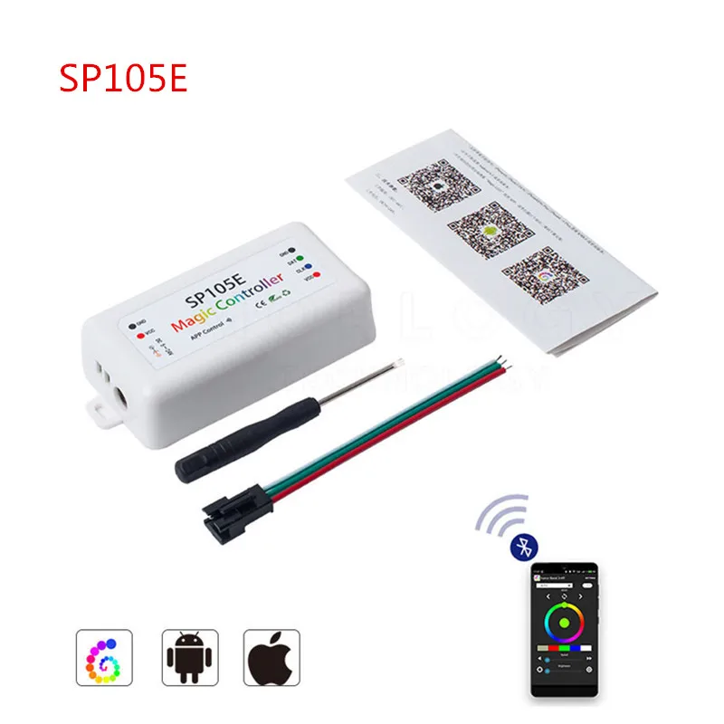 SP105E SP106E SP107E SP110E симфония работы при прослушивании музыки по Bluetooth контроллер WS2812
