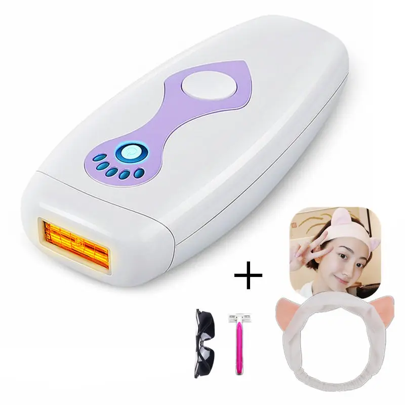 Fine hair band 600000 flash IPL лазерная эпиляция удаление волос постоянный Фотоэпилятор depiladora для женщин безболезненная машина для удаления волос - Цвет: Fine hair band