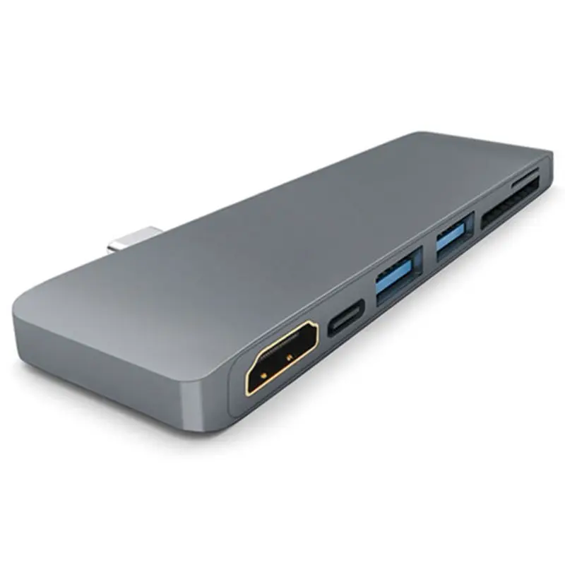 USB C к HDMI адаптер Thunderbolt 3 Type концентратор с TF Micro SD ридер для Macbook pro 2015 2016|Адаптеры