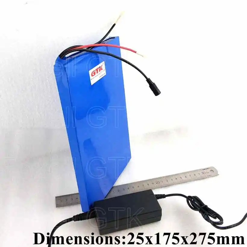 Подгоняемый размер 36v 10ah литиевая батарея 15A BMS для 350w Электрический скейтборд