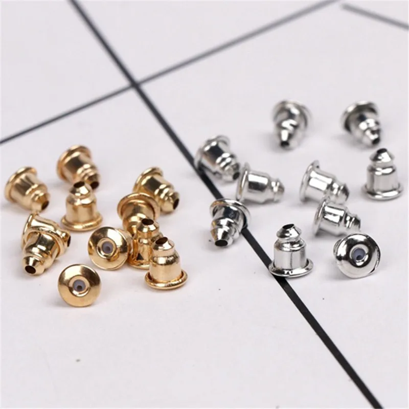 500 шт./лот серьги с заглушкой в форме пули гвоздики фурнитура для изготовления
