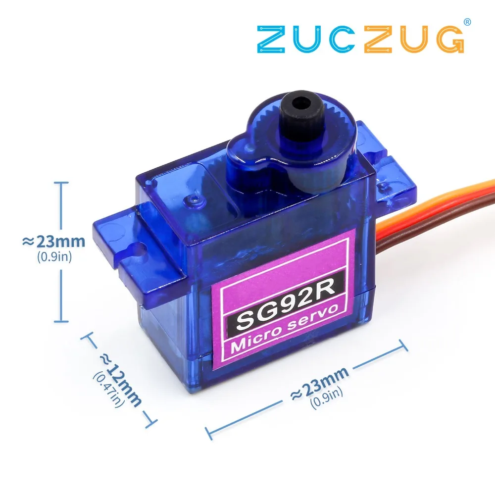 SG92R Micro 9g сервопривод нейлоновые детали из углеродного волокна замена SG90 Для