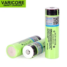 VariCore 18650 3400 мАч батарея NCR18650B с оригинальным 3,7 в для panasonic подходит для фонарей плюс заостренный без защиты