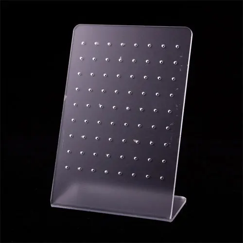 72 Holes Showcase Rack Jewelry Earring Board Holder Ear Studs Display Stand | Украшения и аксессуары