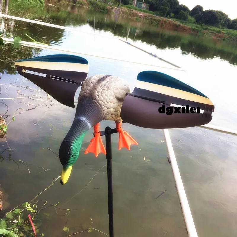 Xilei Air Decoy Drake Кряква воздушный ветер-питание Спиннинг крыло для охоты и стрельбы