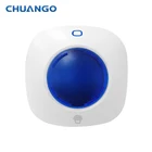 Chuango 315 МГц WS-105 мини Беспроводной Строб Предупреждение сирена для chuango домашняя охранная сигнализация Системы панелей и датчики