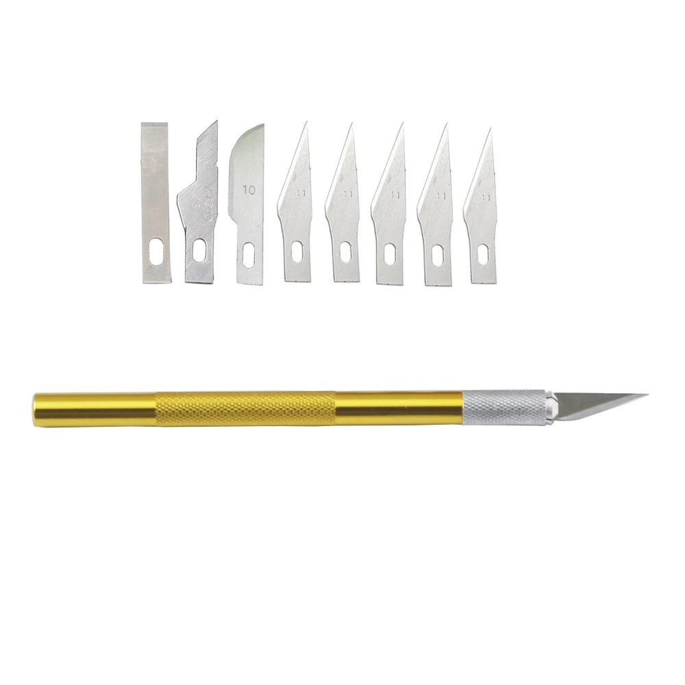 9 лезвия для резьбы по дереву инструменты DIY ручной инструмент Модель Набор