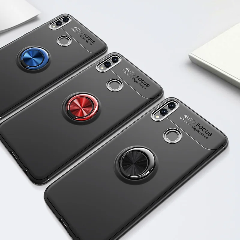 Силиконовый чехол для Xiaomi Redmi Note 8 PRO броня кольцо держатель мягкий бампер задняя