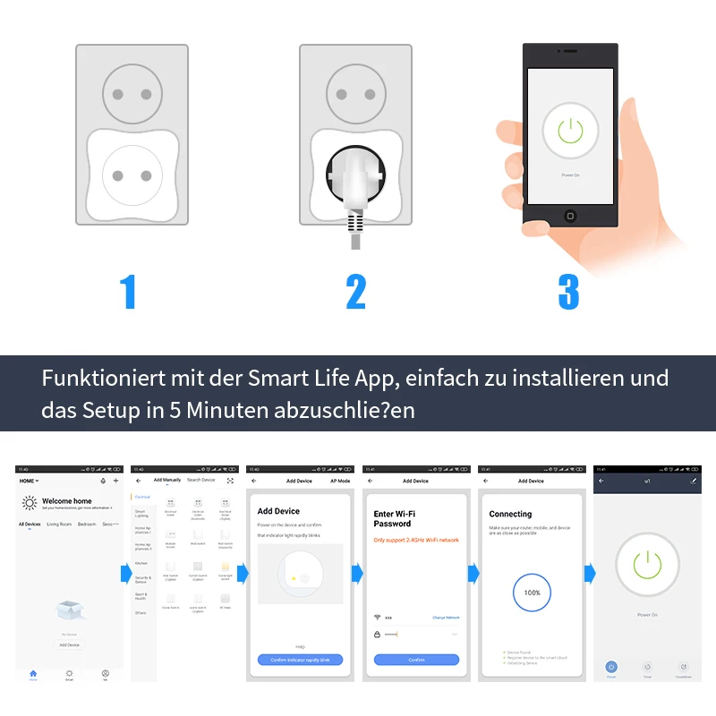 WI-FI умная розетка 220 V 10A удаленного Управление умный выбор времени штепсельная вилка стандарта ЕС работать для Amazon Alexa/Google помощник