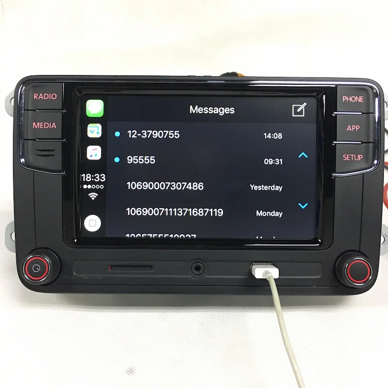 RCD330G CarPlay RCD330 плюс автомобиль MIB радиоприемник для VW Tiguan Golf 5 6 Jetta MK5 MK6 Passat Polo Touran 6RD035187B 6RD 035 187B