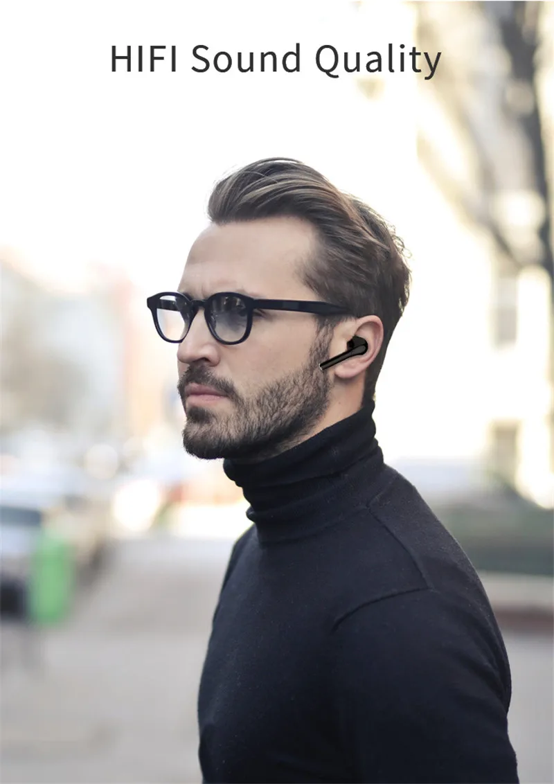 I9X True беспроводные TWS Bluetooth наушники V5.0 наушники Hifi с шумоподавлением Спортивная гарнитура наушники с микрофоном для смартфонов