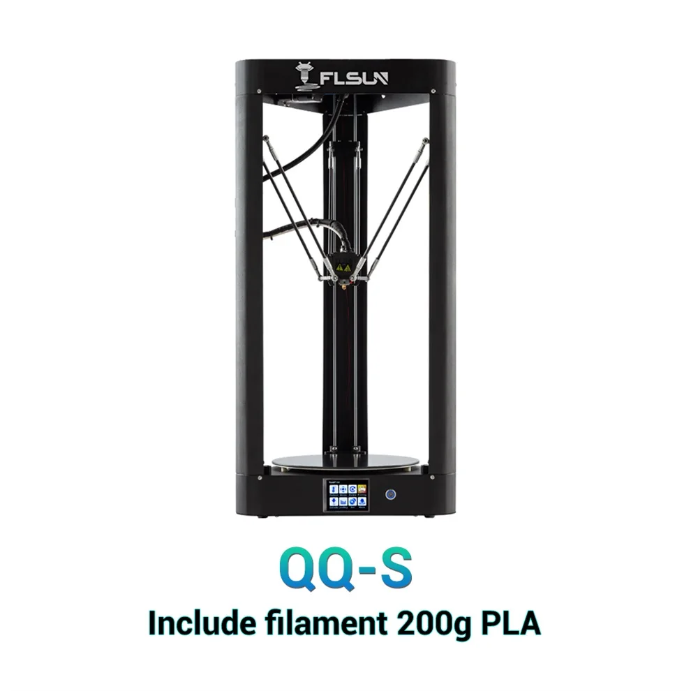 FLSUN QQ-S высокоскоростной Delta 3d принтер, большого размера плюс 255*360 мм kossel 3D-принтер обновленный автоматический Выравнивающий сенсорный экран - Цвет: Lattice QQ-S