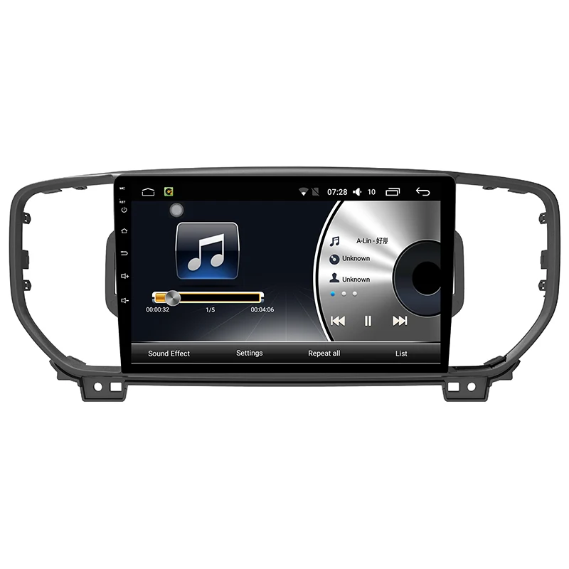10 1 &quotодин Din Android 7 OS Специальный автомобильный DVD мультимедийный плеер для Kia KX5 2016