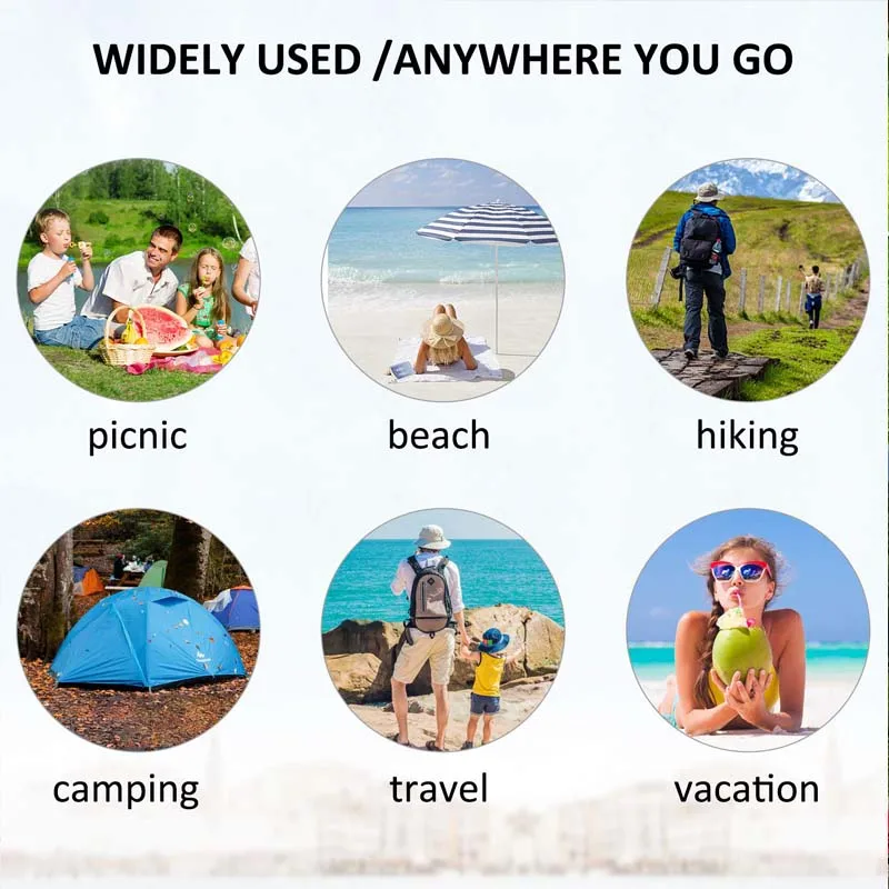 Водонепроницаемое пляжное одеяло портативный складной наземный коврик