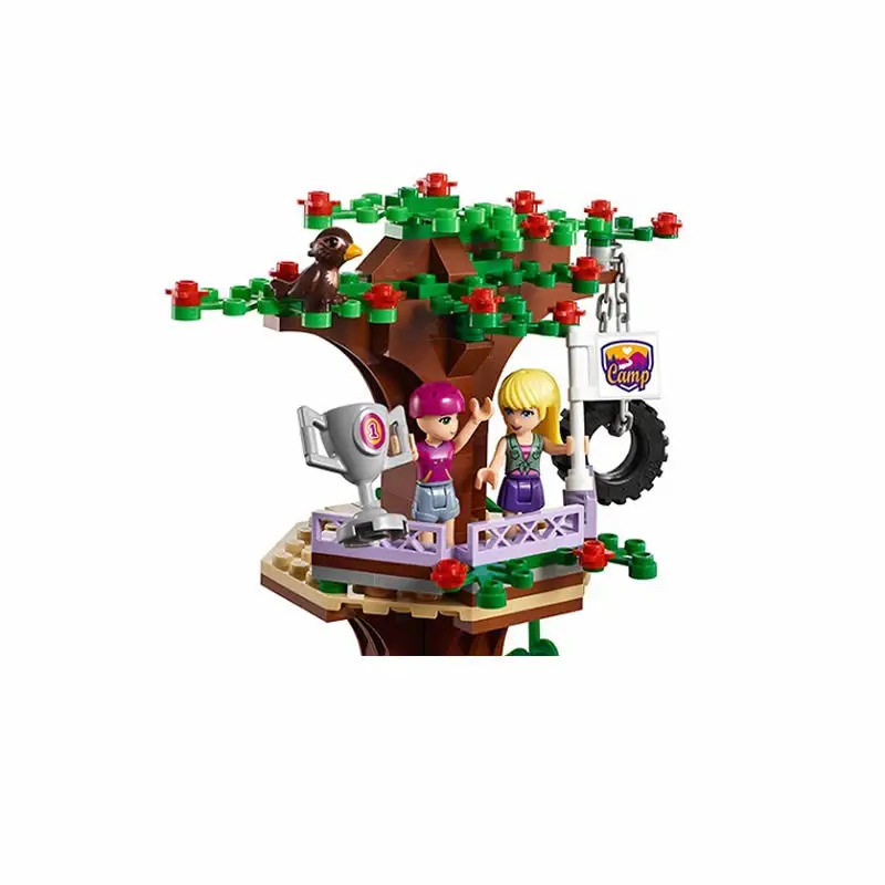 Бела 10497 Приключения лагерь дом на дереве модель здания наборы город 3D блоки