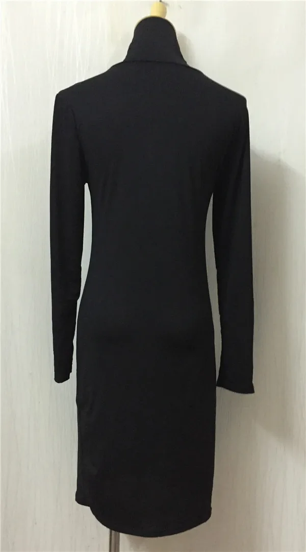 Новое Женское платье в европейском и американском стиле Сезон осень зима Vestido