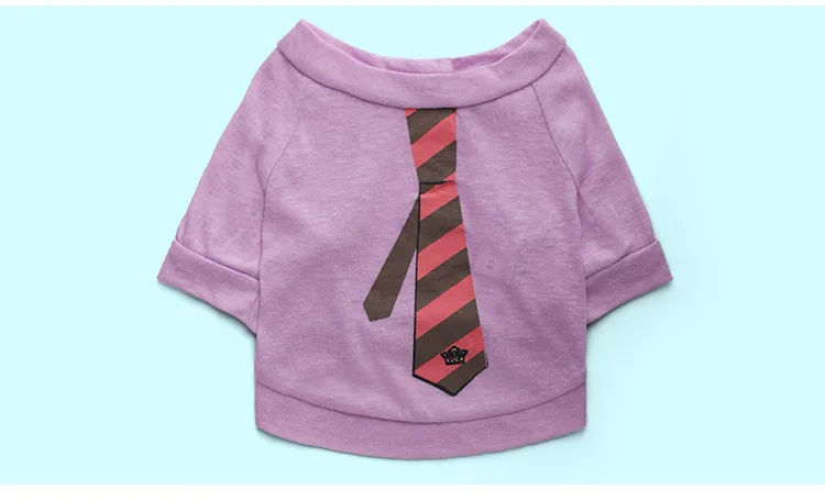 

1pcs dogs cats fashion cute fake tie t shirt clothes pet dog cat spring summer vest costume puppy t shirts clothing XS-L