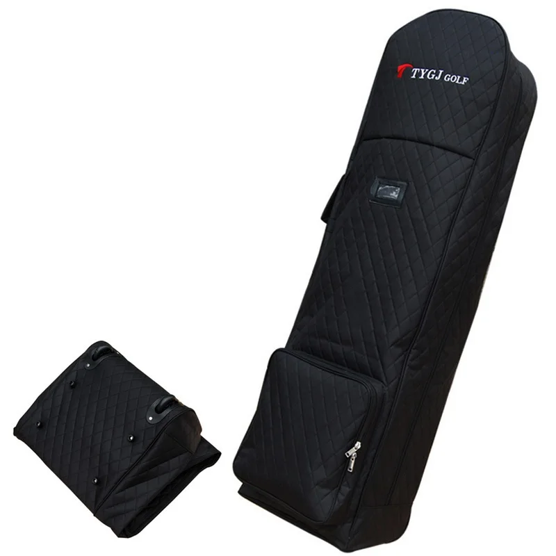 2019 Гольф Сумка дорожная авиации с колёса большой ёмкость клуб Обложка складной