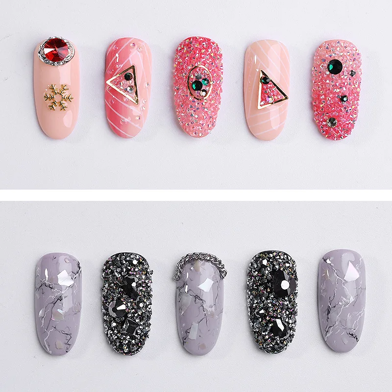 New little Diamond Nail Rhinestones Crystal Glitter Stones DIY 3d Design Art Decorations | Красота и здоровье
