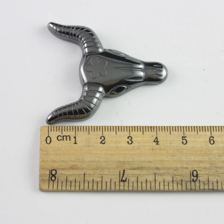 Горячая Распродажа модная гематитовая Подвеска В Форме Головы Быка аксессуары diy