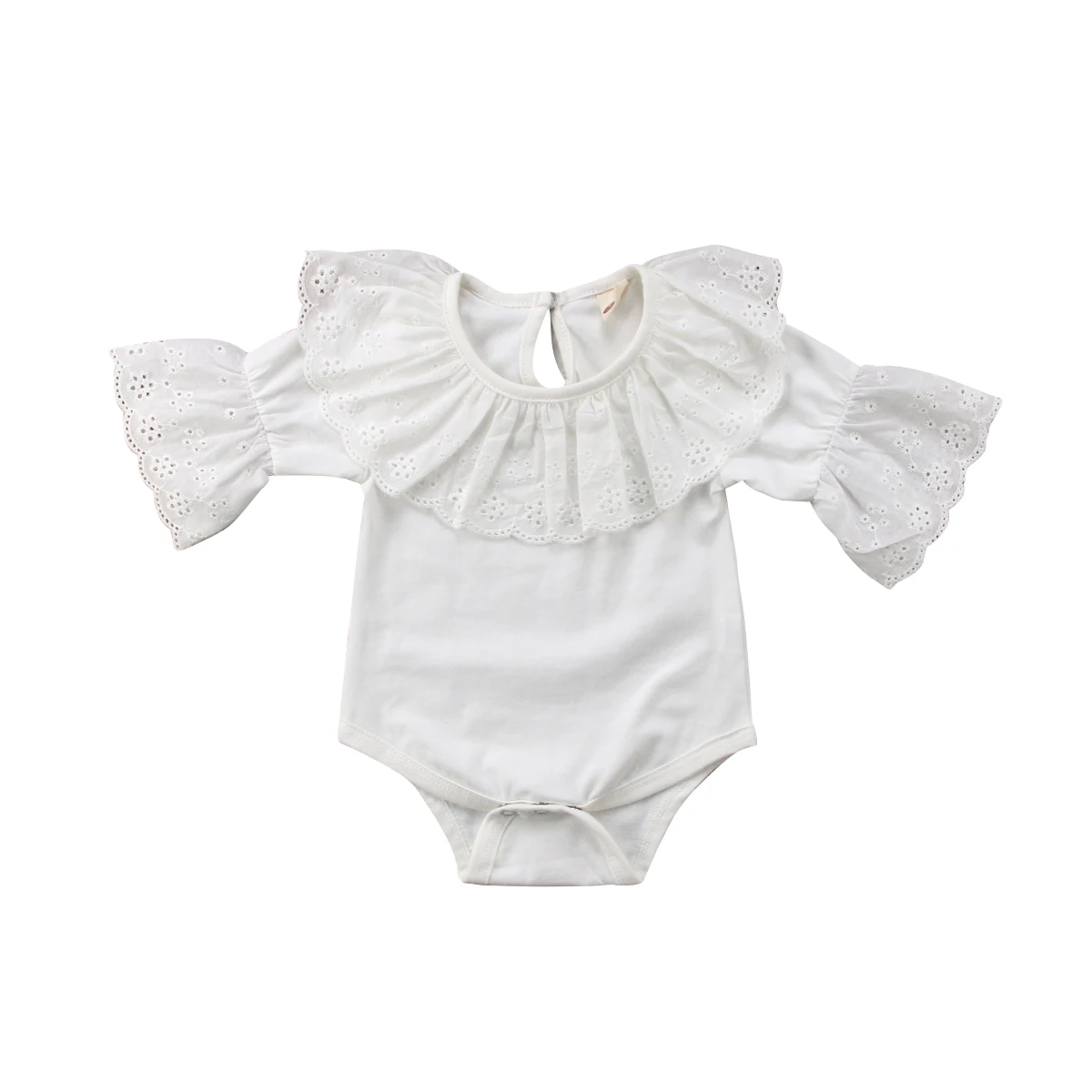 Комбинезоны хлопковые для новорожденных девочек 2018 Emmababy Летние повседневные