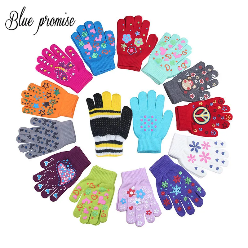 Детские перчатки очень теплые износостойкие с милым кроликом|children gloves|gloves