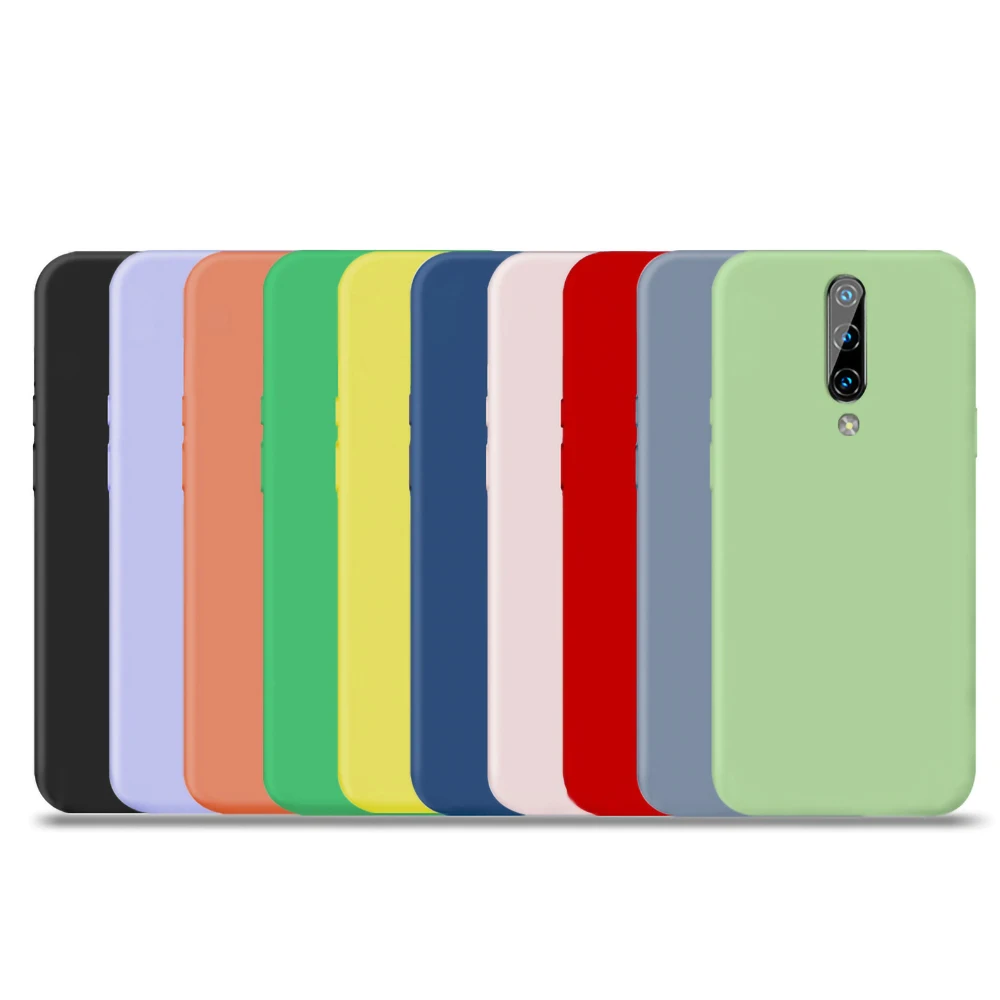 Чехол Oneplus 7 мягкий чехол из жидкого силикона для телефона задняя крышка pro