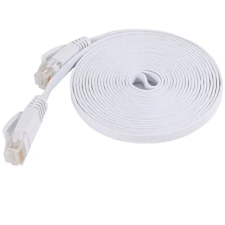 Плоский сетевой Ethernet Кабель UTP CAT6 из чистой меди кабель LAN с соединениями RJ45