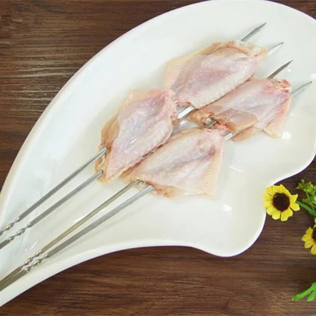 100 шт./лот барбекю для пикника на открытом воздухе prod гриль шампура из нержавеющей