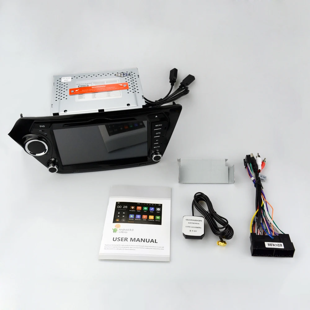 EKIY автомобильный DVD gps-навигация, радио, стерео для KIA RIO K2 Android 8.1.0 WiFi 4G USB Восьмиядерный 2G 32G Мультимедийный Плеер головное устройство