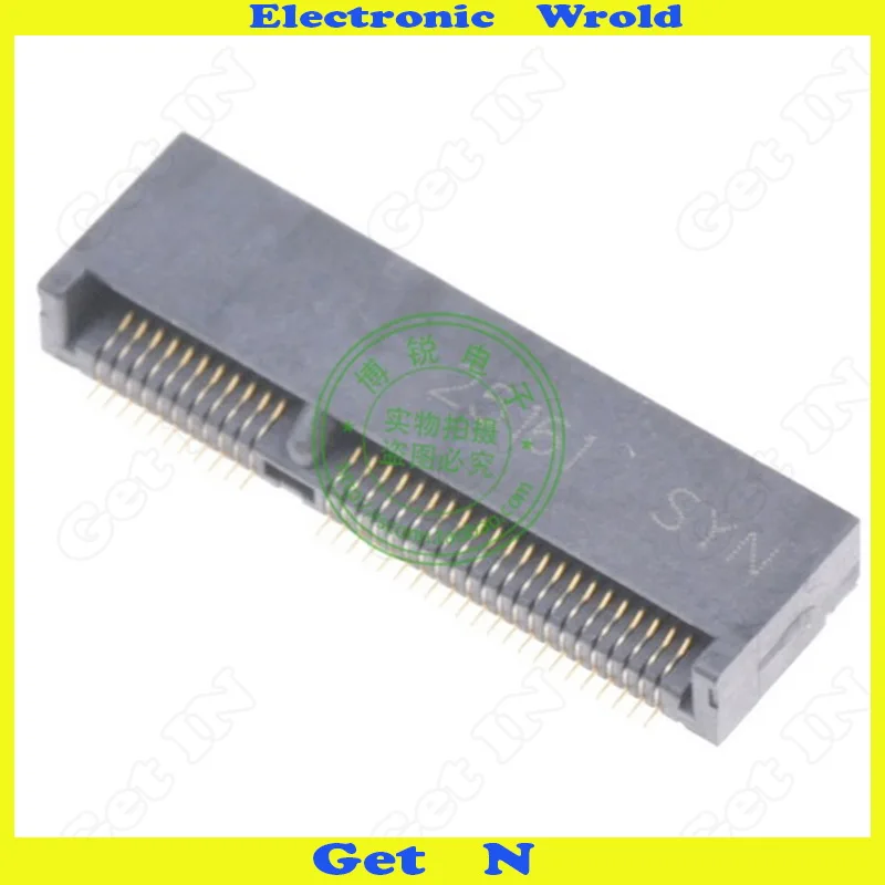 5 шт. разъем Lotes NGFF ключ E 2 0 мм высокие розетки 67Pin M.2 разъем|connector socket|connector 2connector mm |